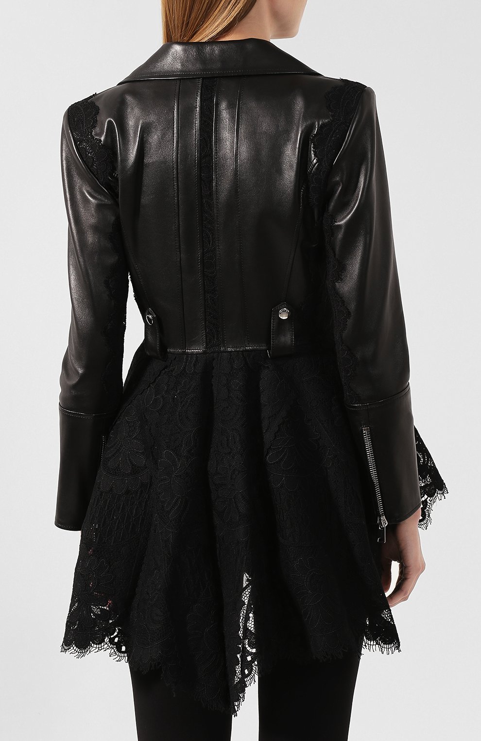 Кожаная куртка ALEXANDER MCQUEEN, арт. 610855/Q5ADI, фото 4