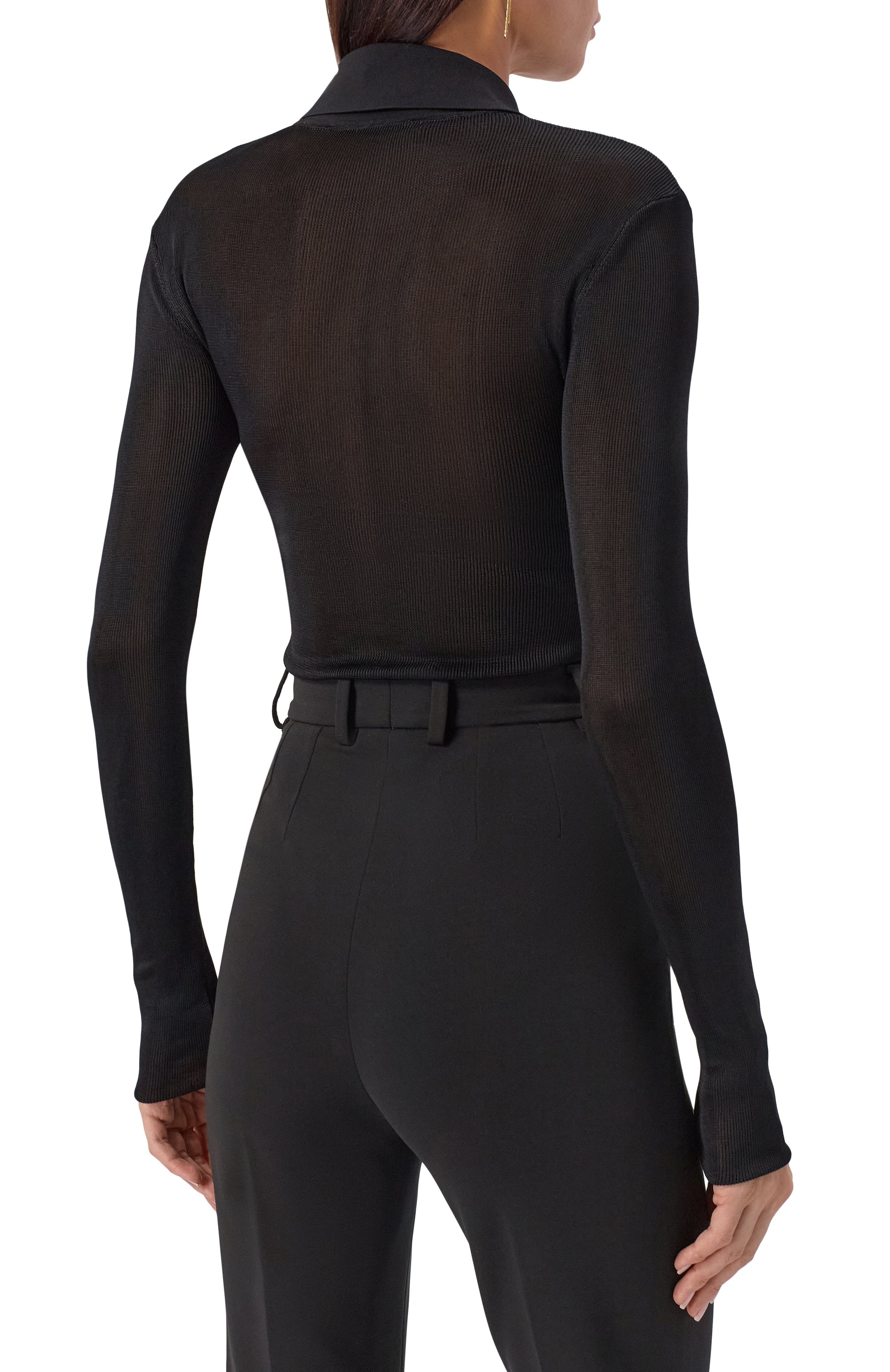 Боди из вискозы SELF-PORTRAIT, арт. PF25113TB, фото 4