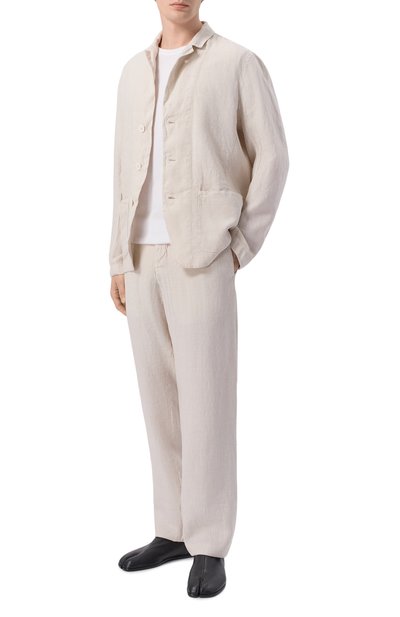 Льняные брюки TRANSIT, арт. CFUTRCD130, фото 2