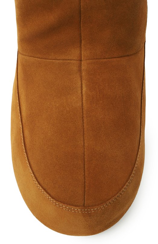 Замшевые полусапоги Icon Low Nolace Moon Boot 80D1409400 Коричневый  80D1409400 Фото 6