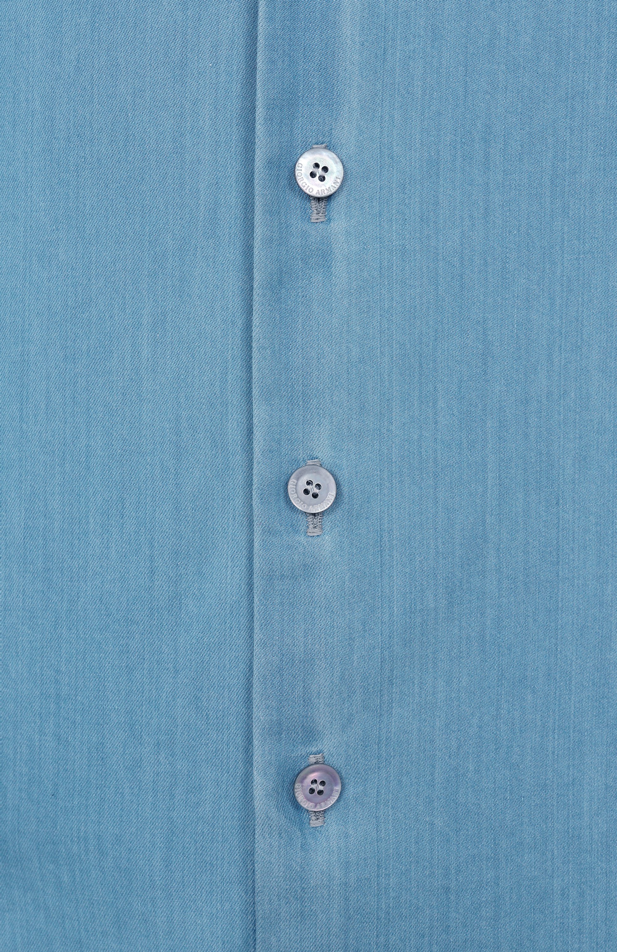 Хлопковая рубашка GIORGIO ARMANI, арт. GM001509/AF15417, фото 6