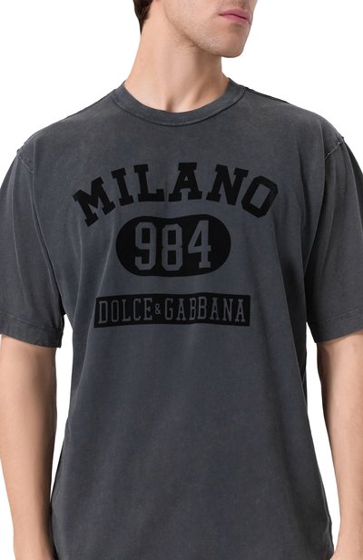Хлопковая футболка DOLCE & GABBANA, арт. G8RI4T/G7PK9, фото 5