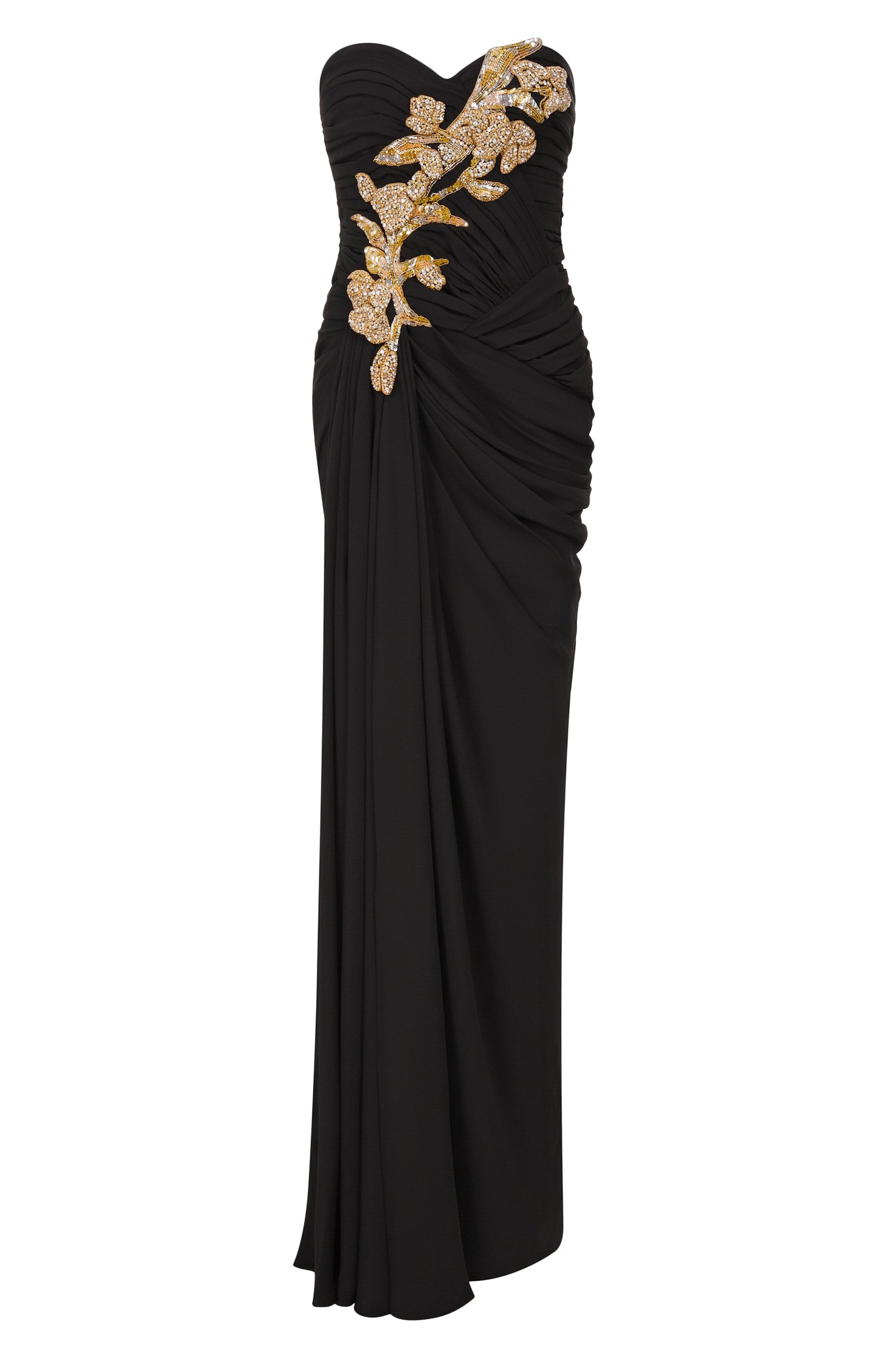 Платье с отделкой стразами ZUHAIR MURAD, арт. PDR26019/CRCA021, фото 1