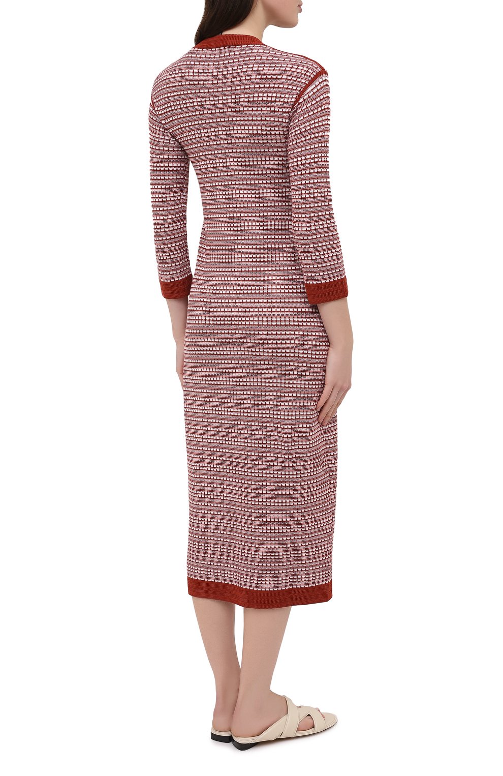 Платье из шелка и хлопка LORO PIANA, арт. FAL5240, фото 4