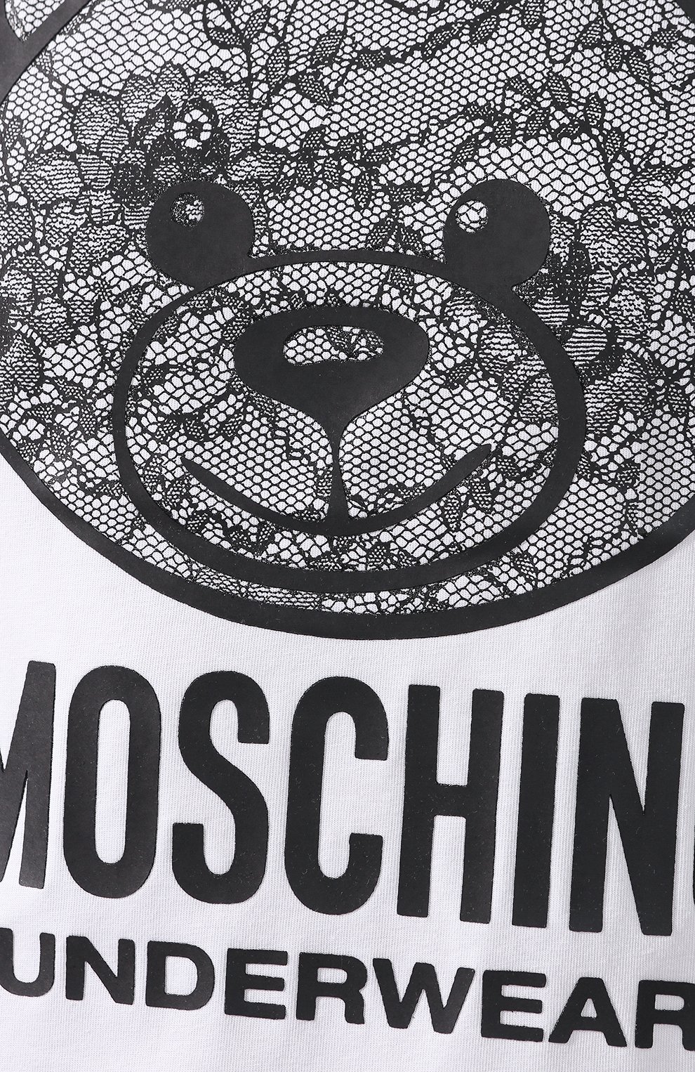 Хлопковая футболка MOSCHINO, арт. A1913/9019, фото 5