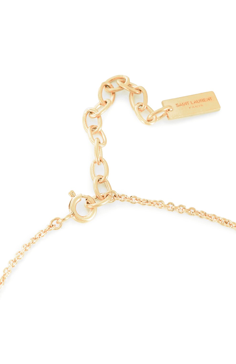 Колье SAINT LAURENT золотого цвета по цене 33650 руб., арт. 621183/Y1500, фото 3 Колье SAINT LAURENT, арт. 621183/Y1500, фото 3
