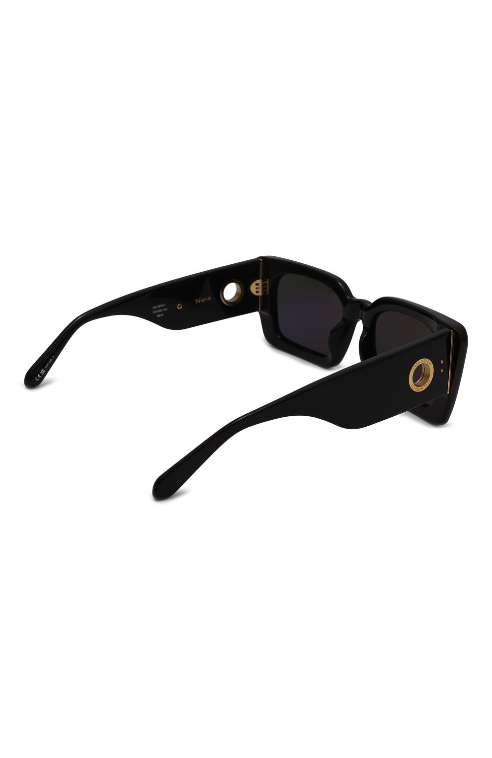 Солнцезащитные очки LINDA FARROW черного цвета по цене 59950 руб., арт. LFL1297C1SUN, фото 4 Солнцезащитные очки LINDA FARROW, арт. LFL1297C1SUN, фото 4