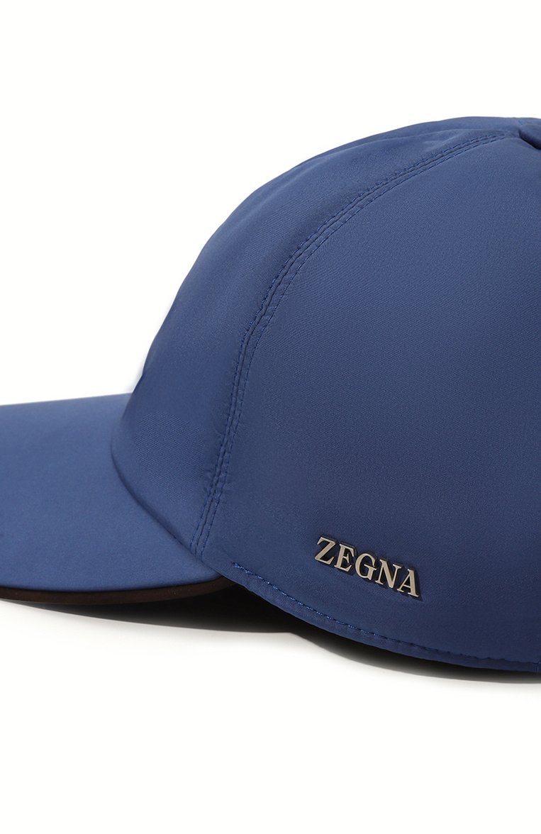 Мужская бейсболка ZEGNA голубого цвета, арт. Z7I00HA7/B4A | Фото 4 (Материал: Синтетический материал, Текстиль; Нос: Не проставлено; Автоматизация состава: Проставлено)