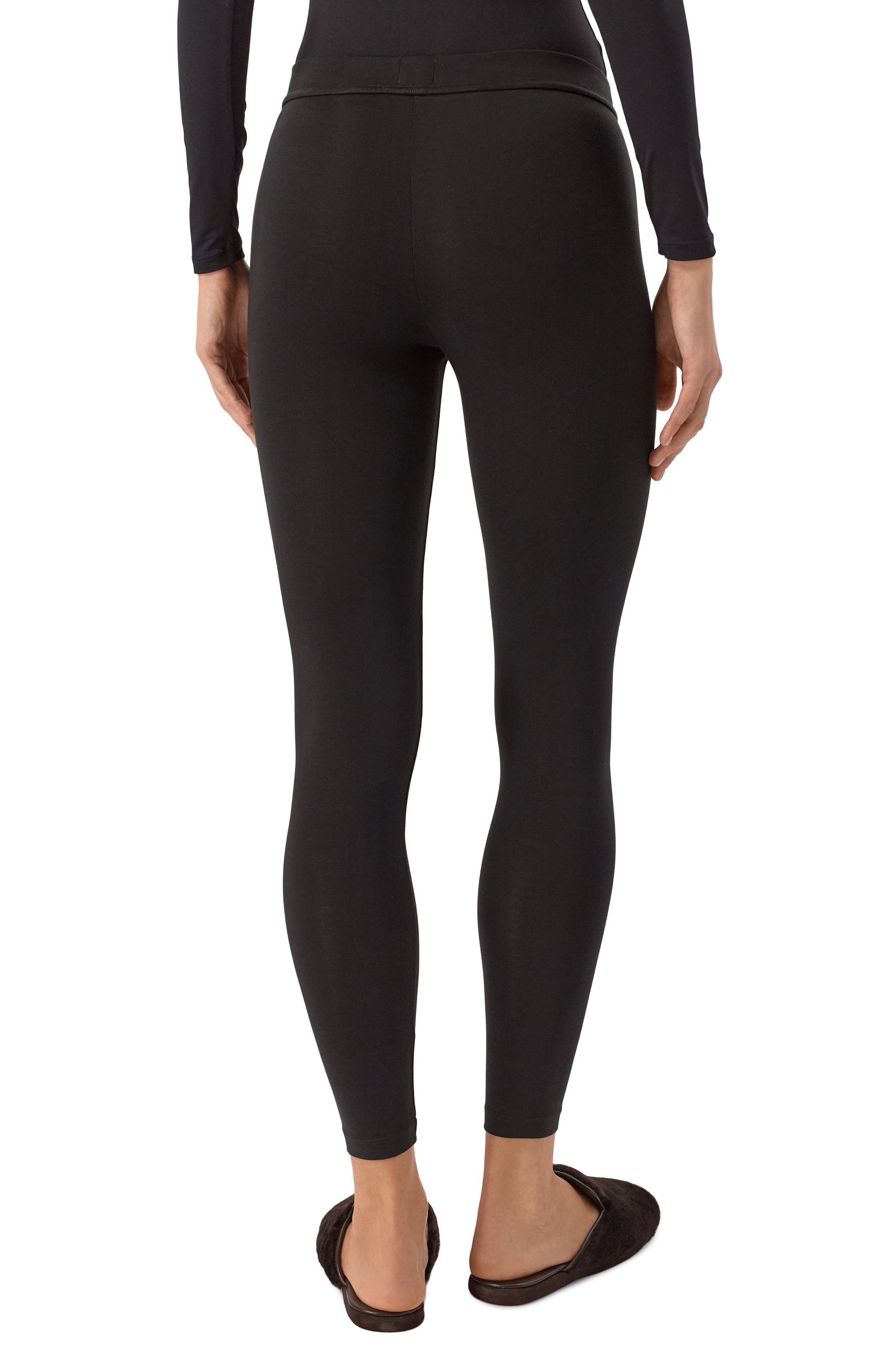 Легинсы HUGO черного цвета по цене 8295 руб., арт. 50492277, фото 4 Легинсы HUGO, арт. 50492277, фото 4