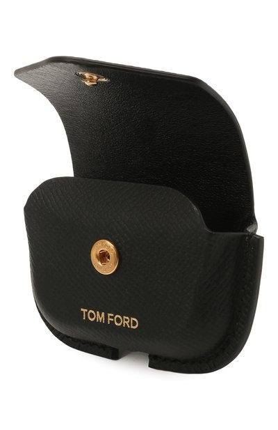 Кожаный чехол для airpods pro TOM FORD черного цвета по цене 56450 руб., арт. Y0304T-LCL081, фото 3 Кожаный чехол для airpods pro TOM FORD, арт. Y0304T-LCL081, фото 3