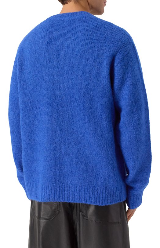 Шерстяной кардиган Dries Van Noten 021224-2709-504 Синий  021224-2709-504 Фото 4