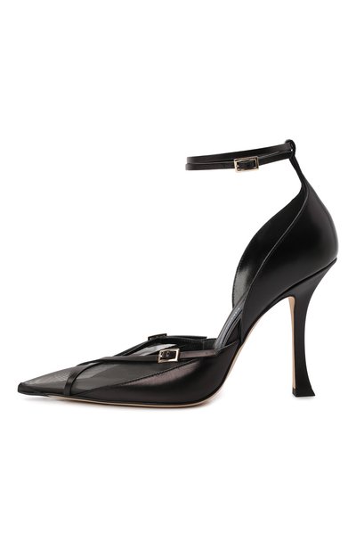 Кожаные туфли strap jimmy choo / mugler JIMMY CHOO, арт. JCXM STRAP PUMP/ALN, фото 4