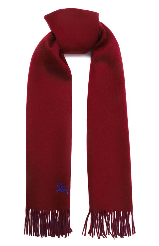 Кашемировый шарф Burberry 8110014 Бордовый 8110014
