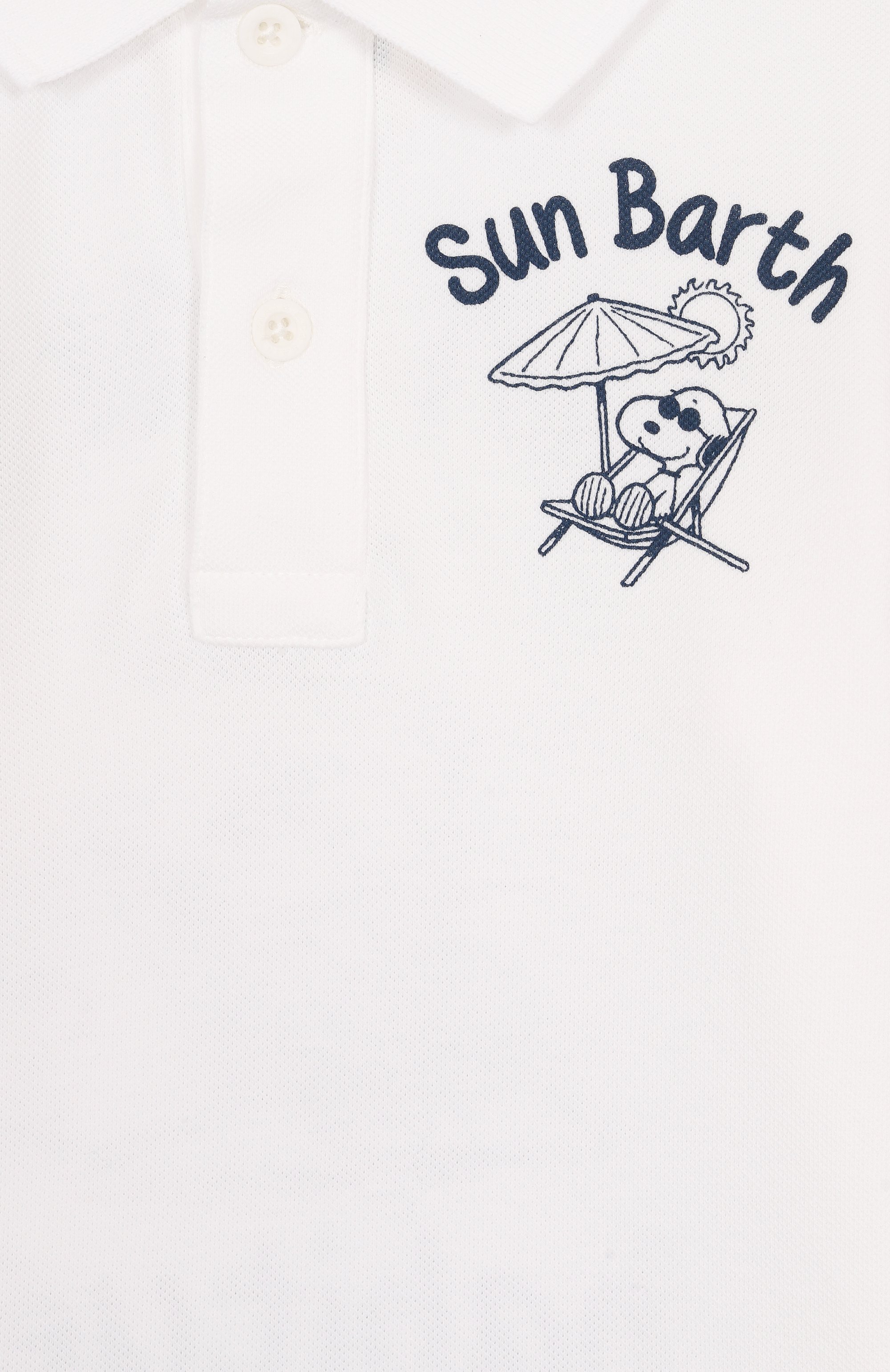 Хлопковое поло MC2 SAINT BARTH, арт. STBK BEVERLY HILLS JR/00253H, фото 3