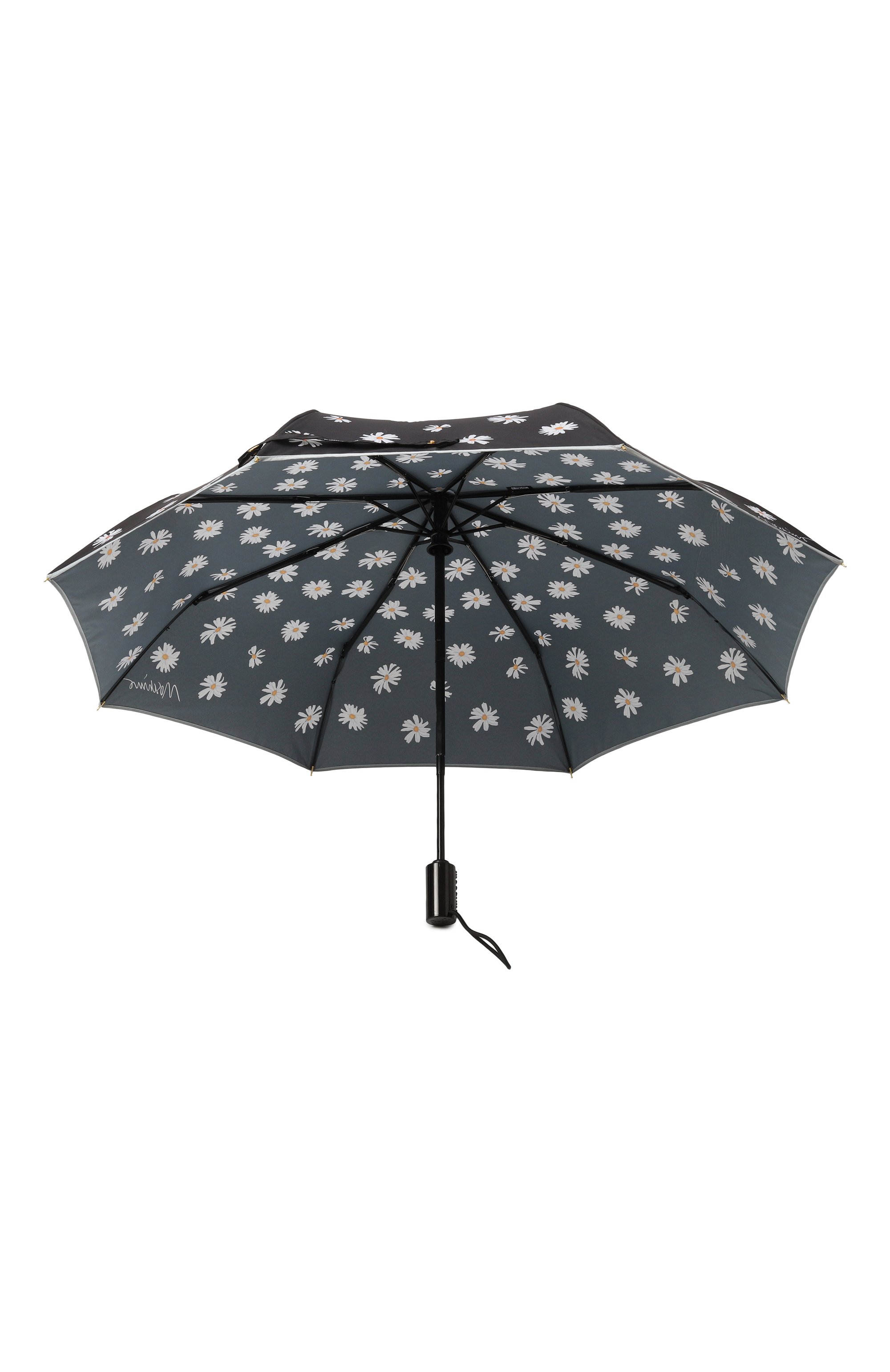 Складной зонт MOSCHINO черного цвета по цене 12850 руб., арт. 9049 0PENCL0SE, фото 3 Складной зонт MOSCHINO, арт. 9049 0PENCL0SE, фото 3