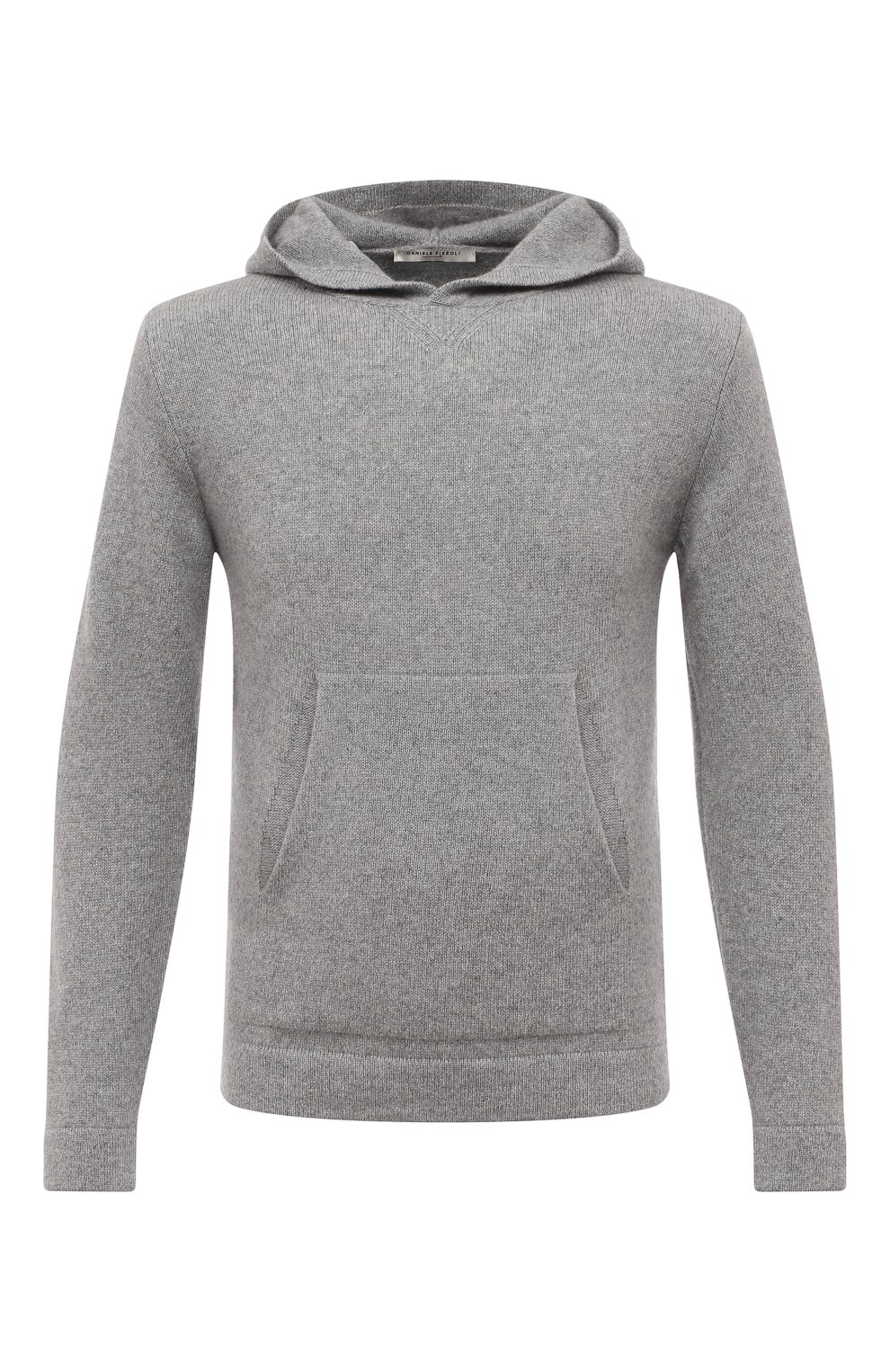 Кашемировое худи DANIELE FIESOLI серого цвета по цене 42350 руб., арт. WS3436, фото 1 Кашемировое худи DANIELE FIESOLI, арт. WS3436, фото 1
