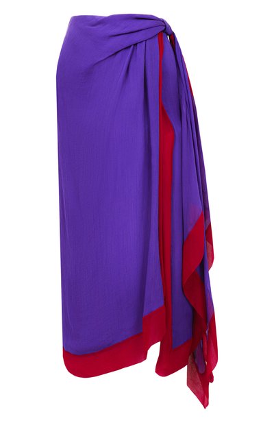 Женская шелковая юбка VALENTINO, арт. 7B3RADH5/9A6