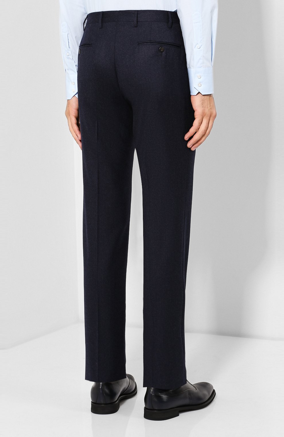 Шерстяные брюки CORNELIANI, арт. 845264-9818111/02, фото 4
