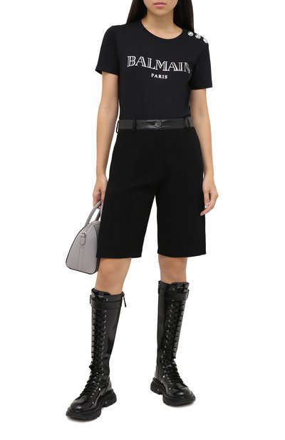 Хлопковая футболка BALMAIN, арт. UF11350/I366, фото 2