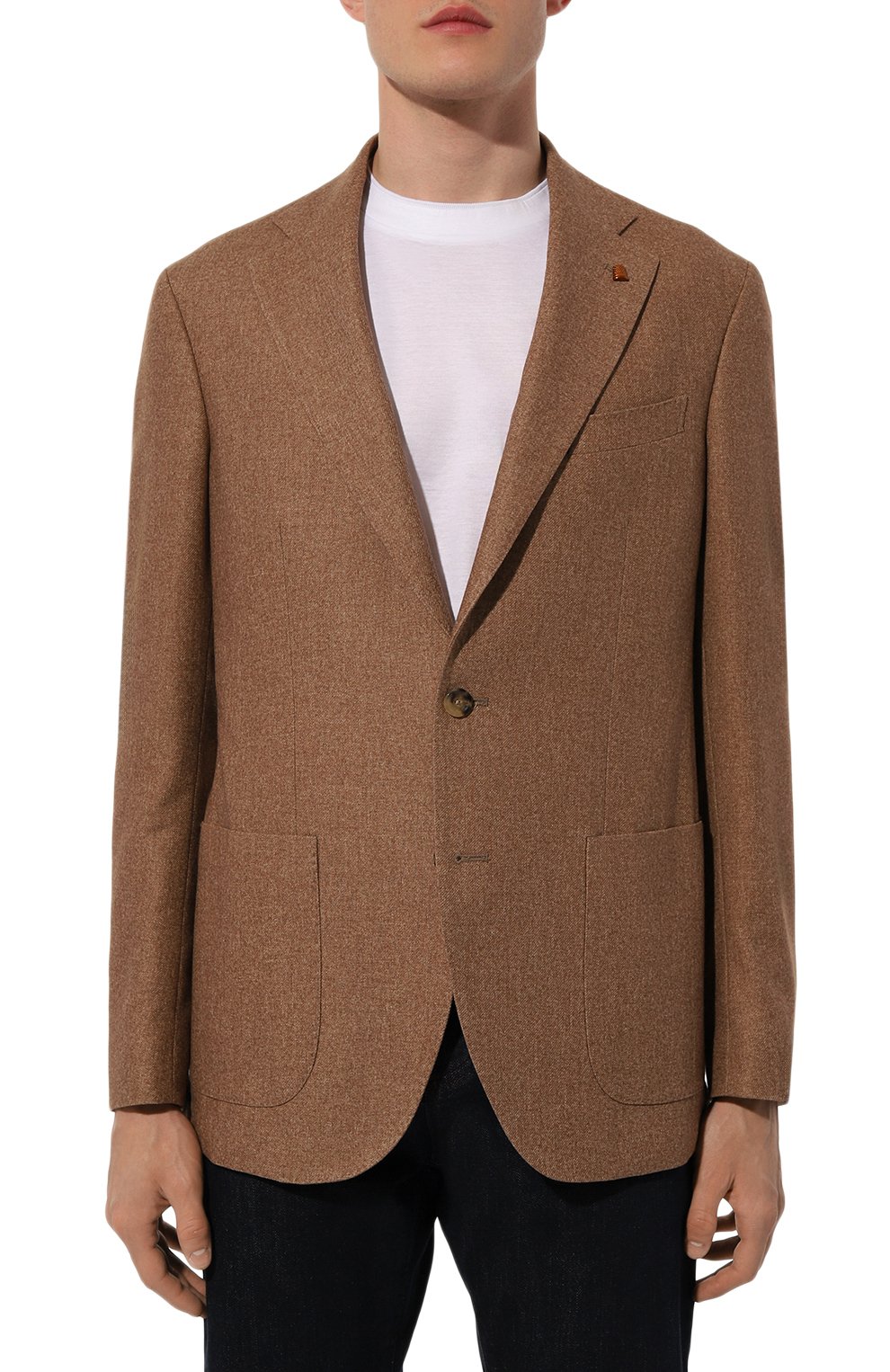 Пиджак из шерсти и хлопка SARTORIA LATORRE, арт. EF74/UG0515, фото 5