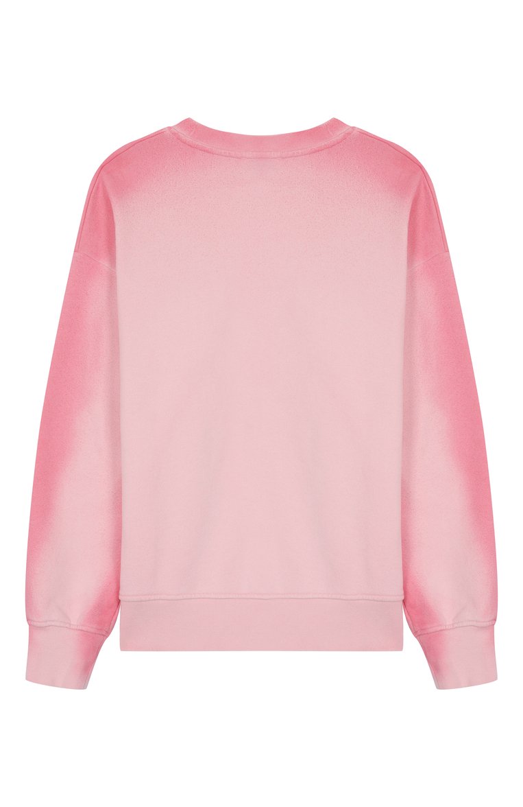 Детский хлопковый свитшот MSGM KIDS розового цвета, арт. S5MSJUSW238 | Фото 2 (Рукава: Длинные; Материал внешний: Хлопок; Девочки Кросс-КТ: Свитшот-одежда; Ростовка одежда: 6 лет | 116 см, 8 лет | 128 см, 10 - 11 лет | 140 - 146см, 12 лет | 152 см, 16 лет | 164 см)