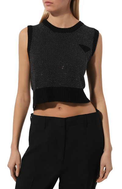 Кашемировый жилет PRADA, арт. P29991-10CS-F0002-221, фото 3