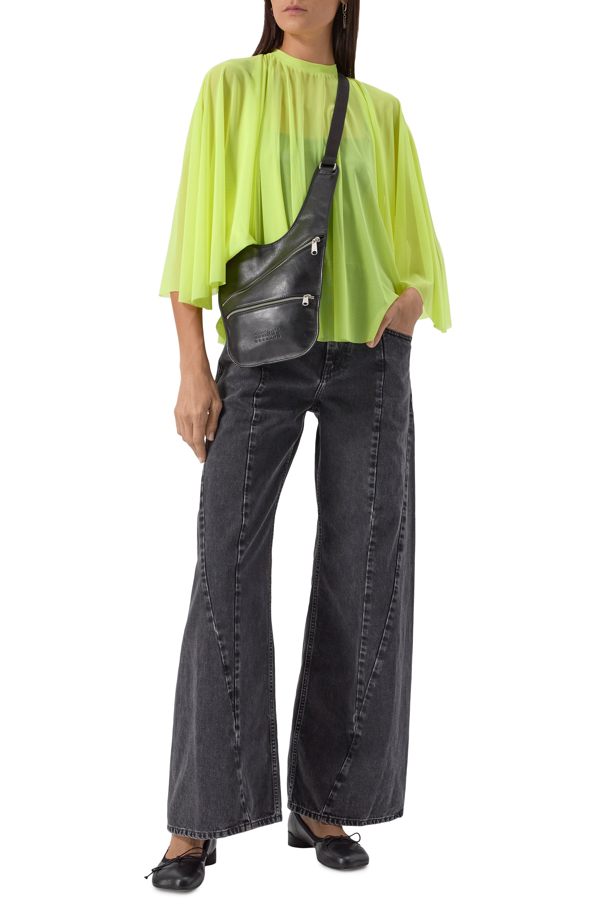 Сумка flat saddle mini MM6, арт. SB5WG0026/P7253, фото 8