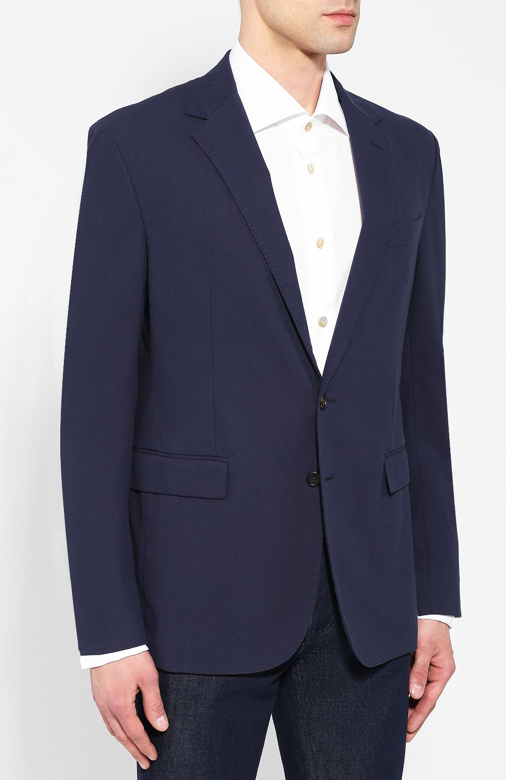 Хлопковый пиджак RALPH LAUREN, арт. 798748640, фото 3