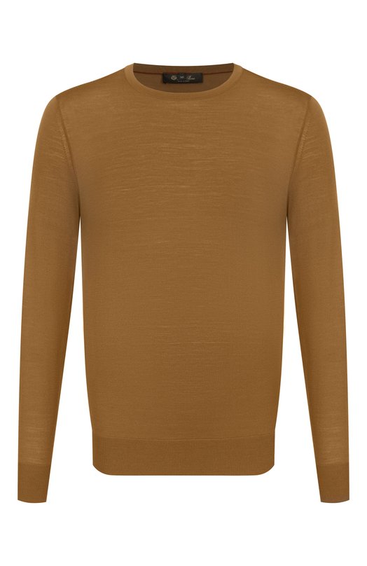 Шерстяной джемпер Loro Piana FAI1916 Коричневый FAI1916