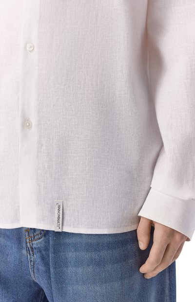 Рубашка изо льна и вискозы HINNOMINATE, арт. HMABM01549, фото 5