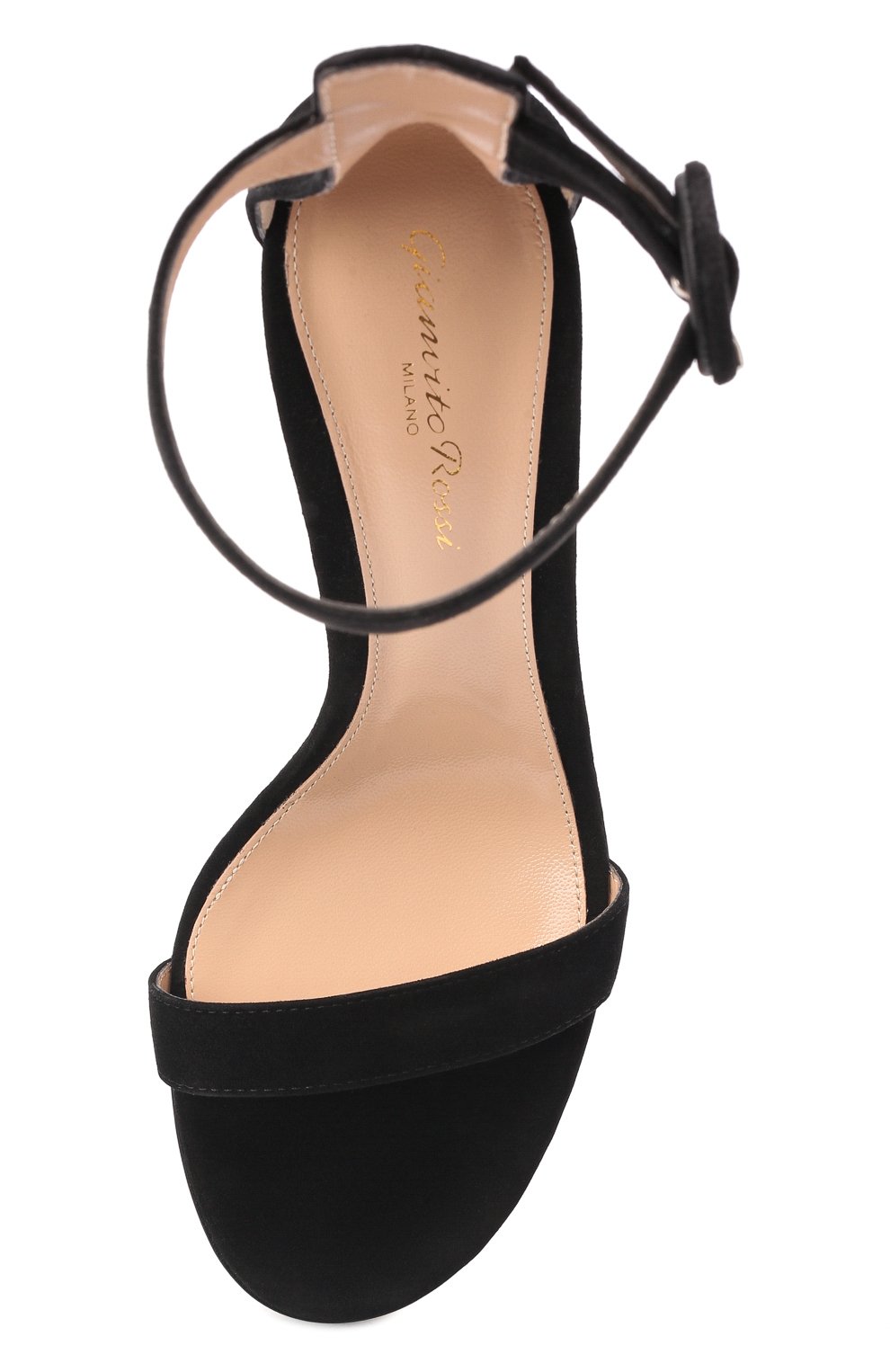 Замшевые босоножки portofino 85 GIANVITO ROSSI, арт. G60953.85RIC.CAMNER0, фото 6