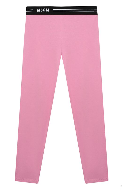 

Хлопковые легинсы MSGM kids, Розовый