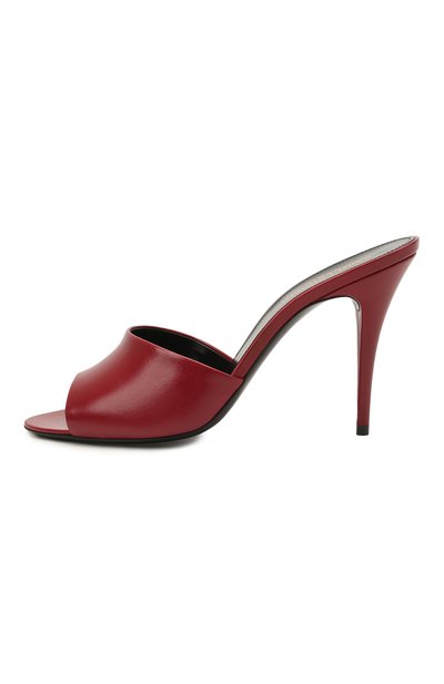 Кожаные мюли sexy SAINT LAURENT, арт. 650474/1ZJ00, фото 3