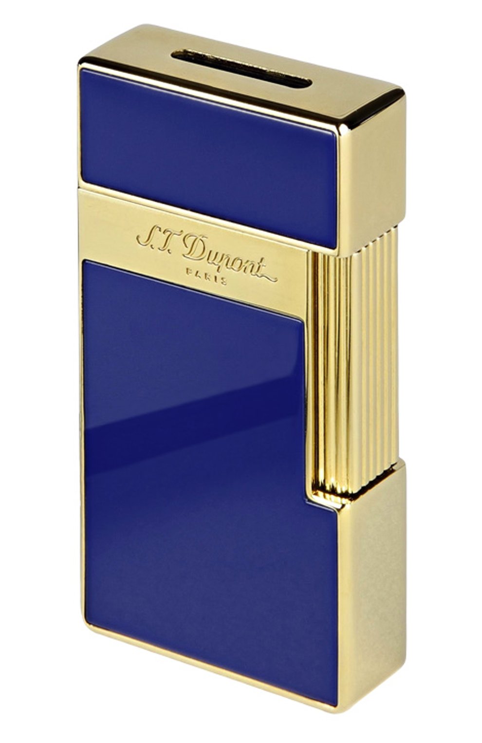 Зажигалка S.T. DUPONT синего цвета по цене 57200 руб., арт. 25005, фото 1 Зажигалка S.T. DUPONT, арт. 25005, фото 1