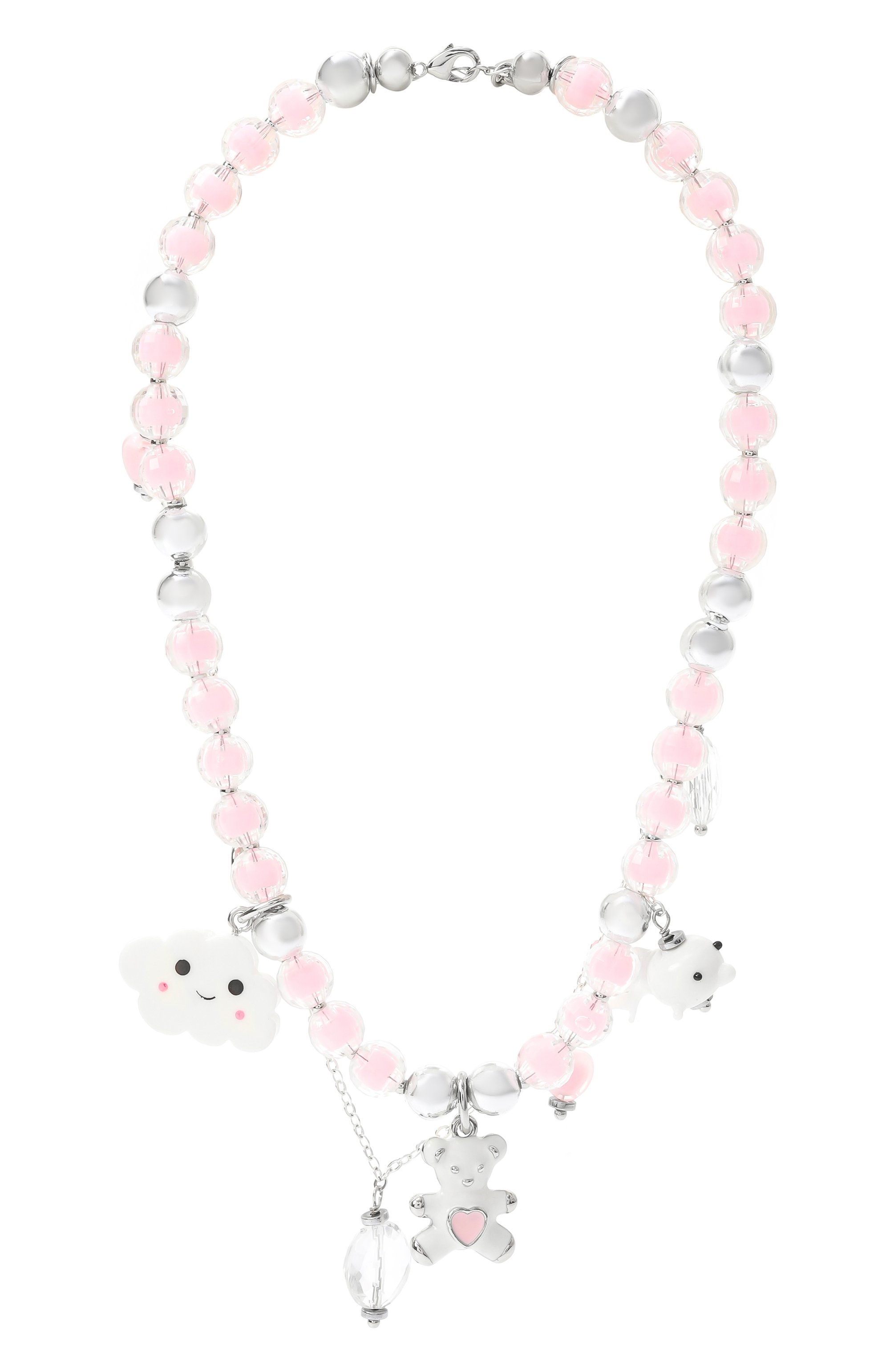 Колье PANFIL светло-розового цвета по цене 15000 руб., арт. S9-JWRDISCO-K, фото 1 Колье PANFIL, арт. S9-JWRDISCO-K, фото 1