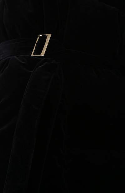 Бархатный пуховик с поясом ALEXANDRE VAUTHIER, арт. 183C0A702 0383, фото 5