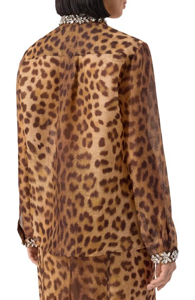 Блузка изо льна и шелка ZIMMERMANN, арт. 2536TR251, фото 4