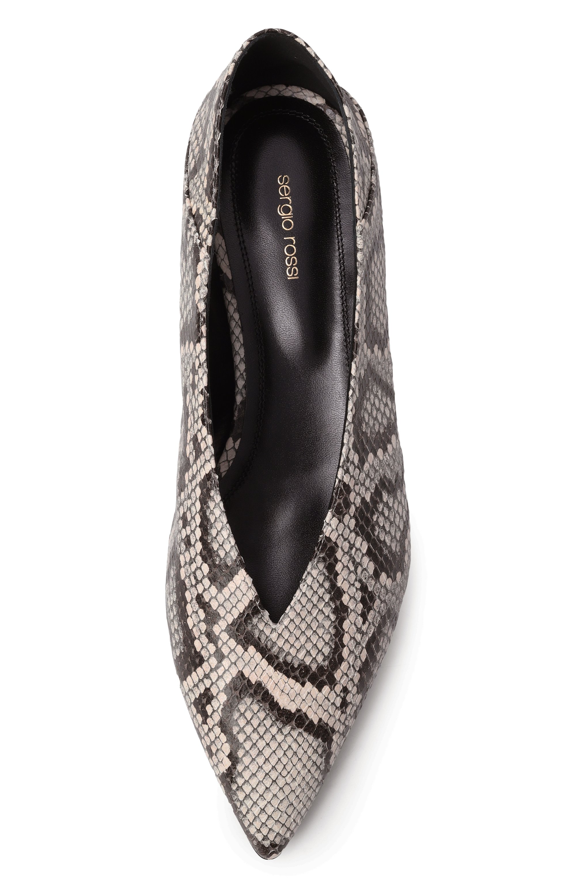 Кожаные балетки beak SERGIO ROSSI, арт. B14650/MCAS32, фото 6