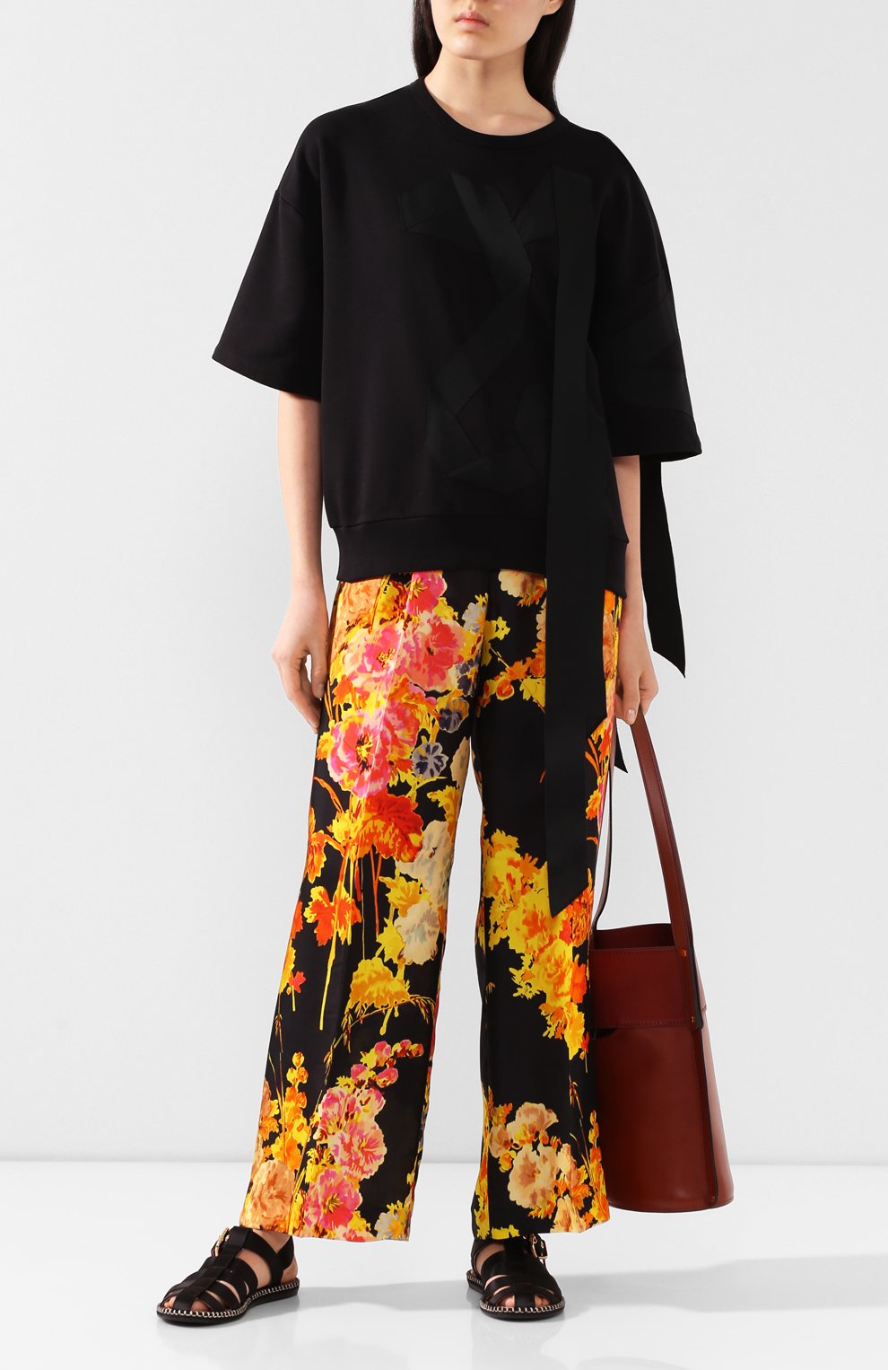 Хлопковый свитшот DRIES VAN NOTEN, арт. 201-11136-9633, фото 2
