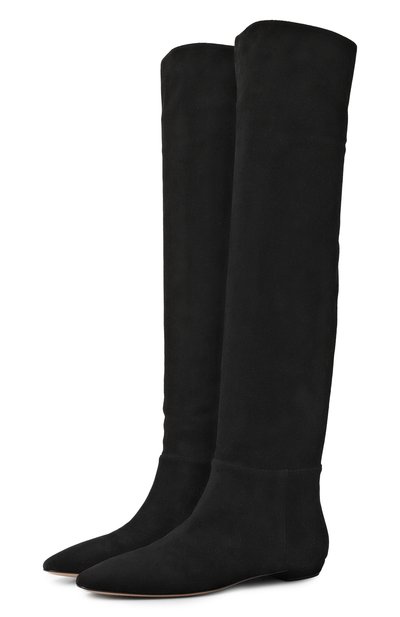 Женские замшевые сапоги GIANVITO ROSSI, арт. G80149.10RIC.C45NER0
