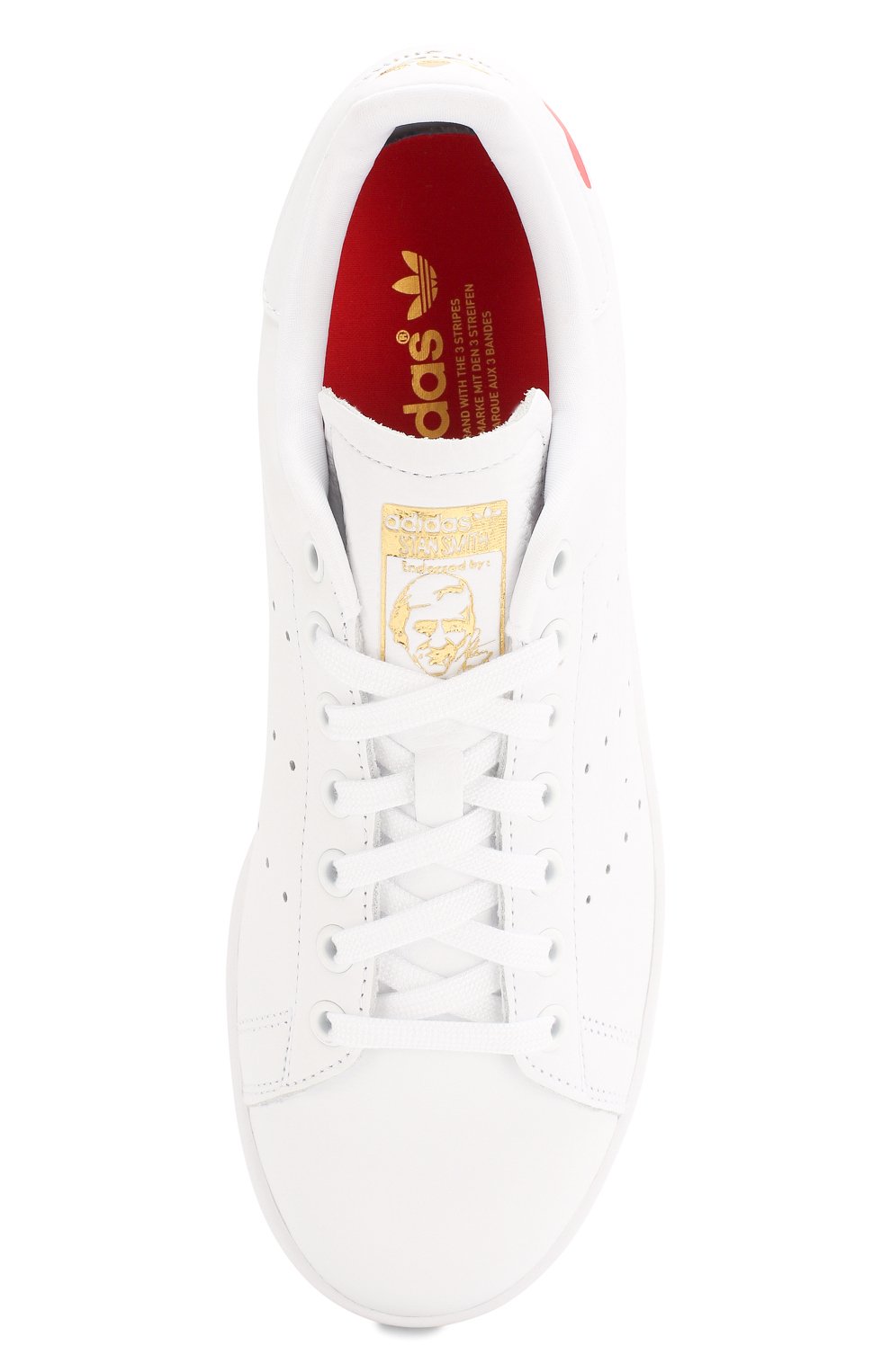 Кожаные кеды stan smith ADIDAS ORIGINALS, арт. FW6390, фото 5