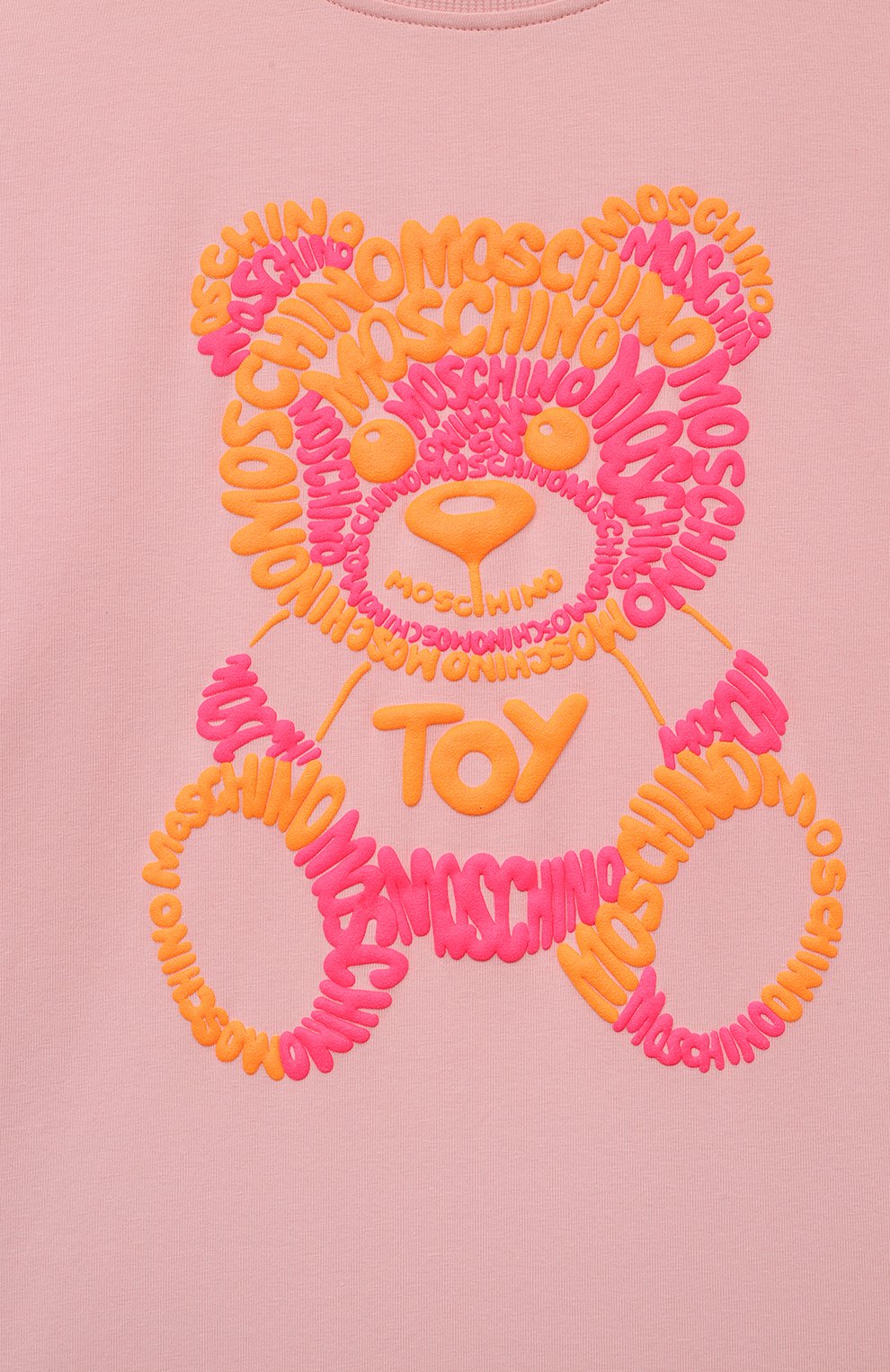 Хлопковое платье MOSCHINO светло-розового цвета по цене 12250 руб., арт. HDV0CP/LBA00/14, фото 3 Хлопковое платье MOSCHINO, арт. HDV0CP/LBA00/14, фото 3