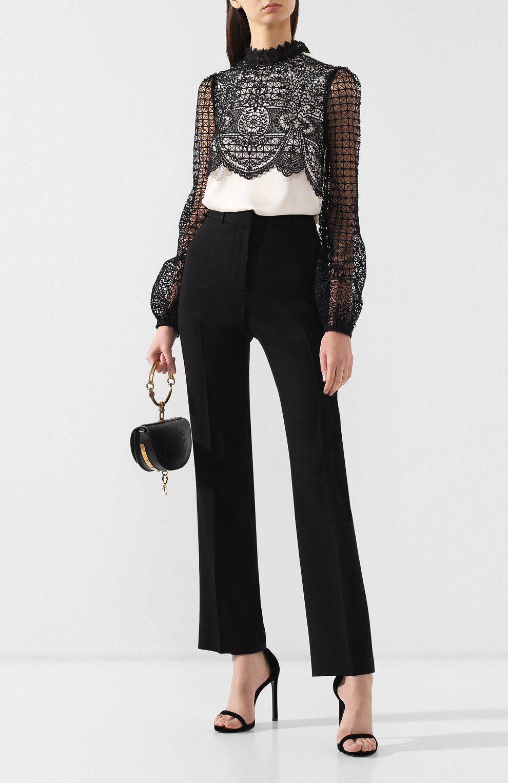 Кружевная блузка SELF-PORTRAIT, арт. SP20-057, фото 2