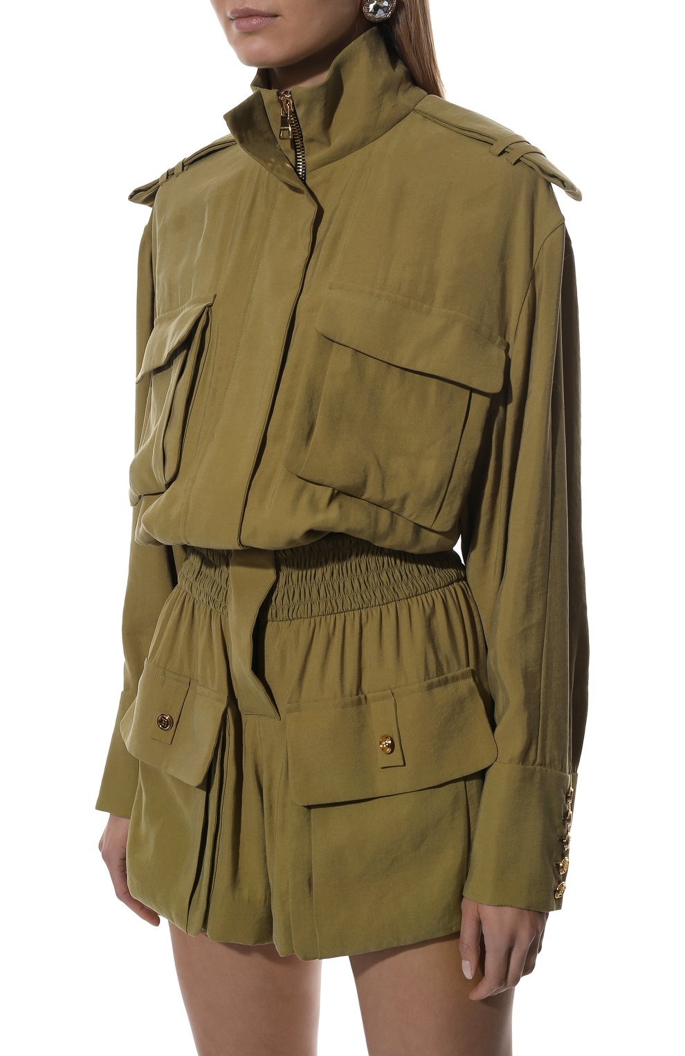 Комбинезон из хлопка и вискозы BALMAIN, арт. XF1PV055/VB29, фото 3
