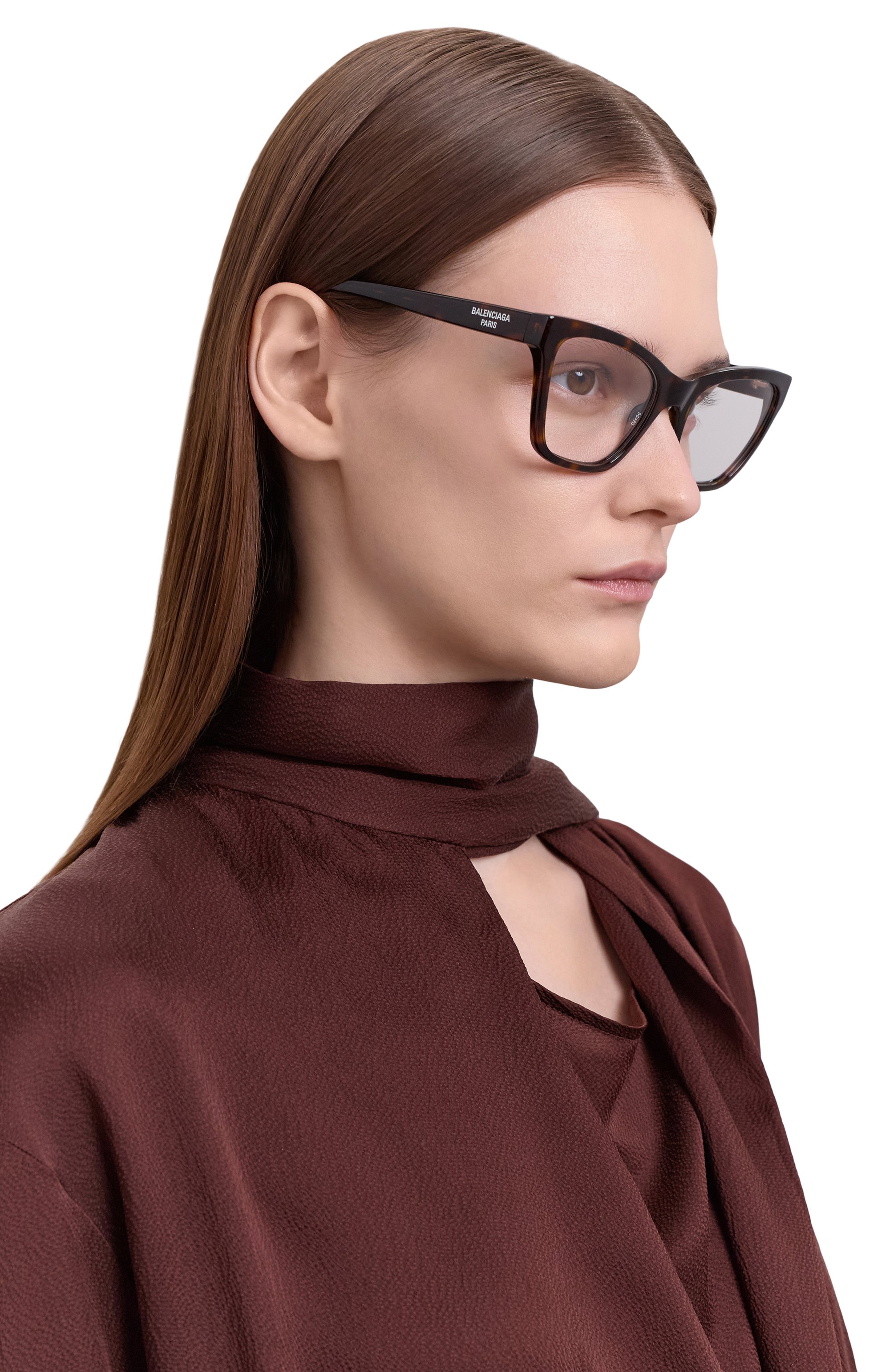 Оправа BALENCIAGA коричневого цвета по цене 25700 руб., арт. BB0440 002, фото 2 Оправа BALENCIAGA, арт. BB0440 002, фото 2