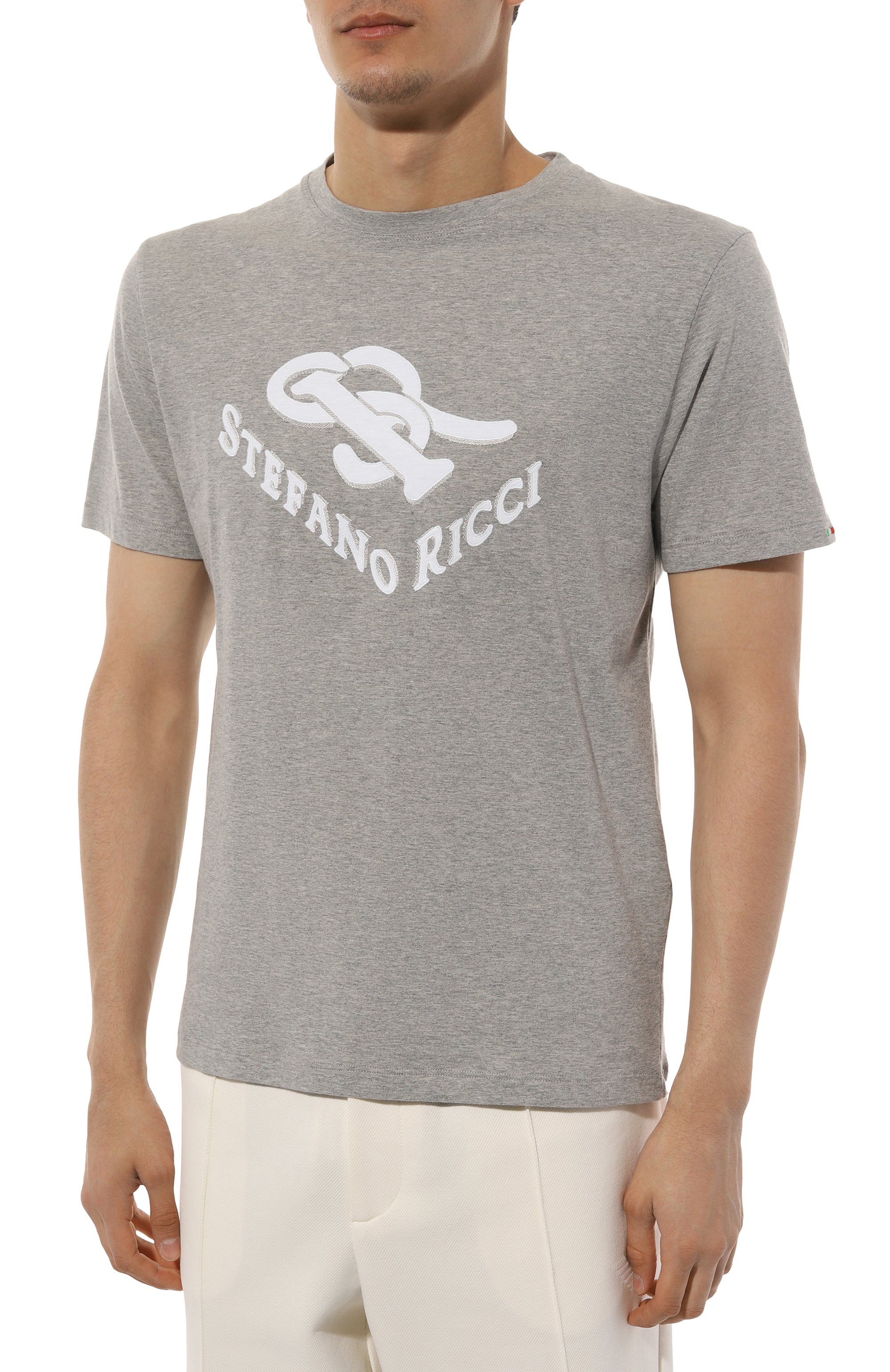 Хлопковая футболка STEFANO RICCI, арт. MNH4203270/803C0, фото 3