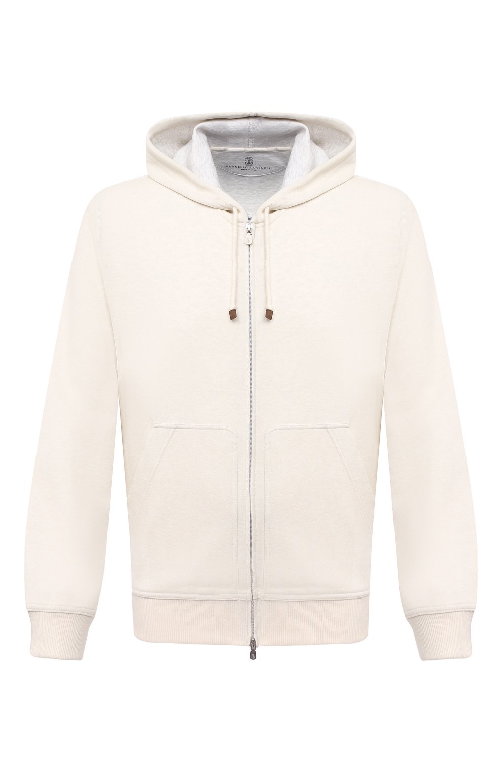 Толстовка из кашемира и хлопка BRUNELLO CUCINELLI, арт. MTU019069G, фото 1