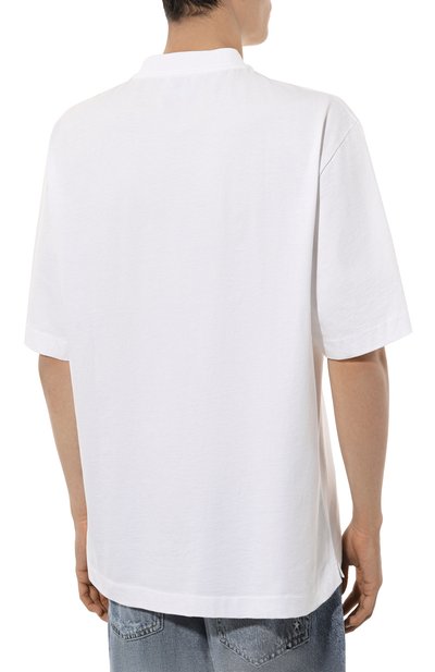 Хлопковая футболка OFF-WHITE, арт. 0MAA120C99JER008, фото 4