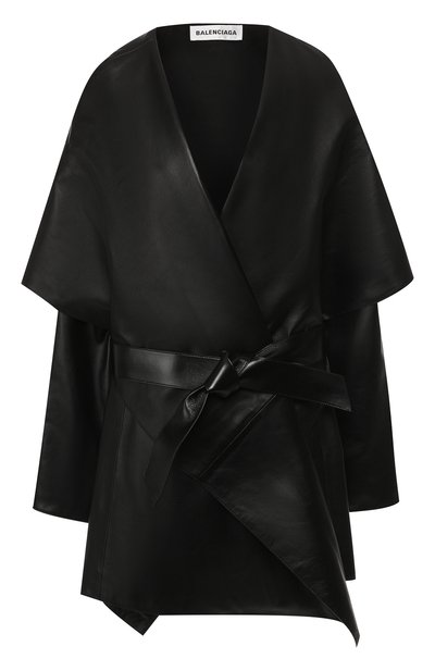 Кожаное пальто incognito BALENCIAGA, арт. 594481/TGS07, фото 1