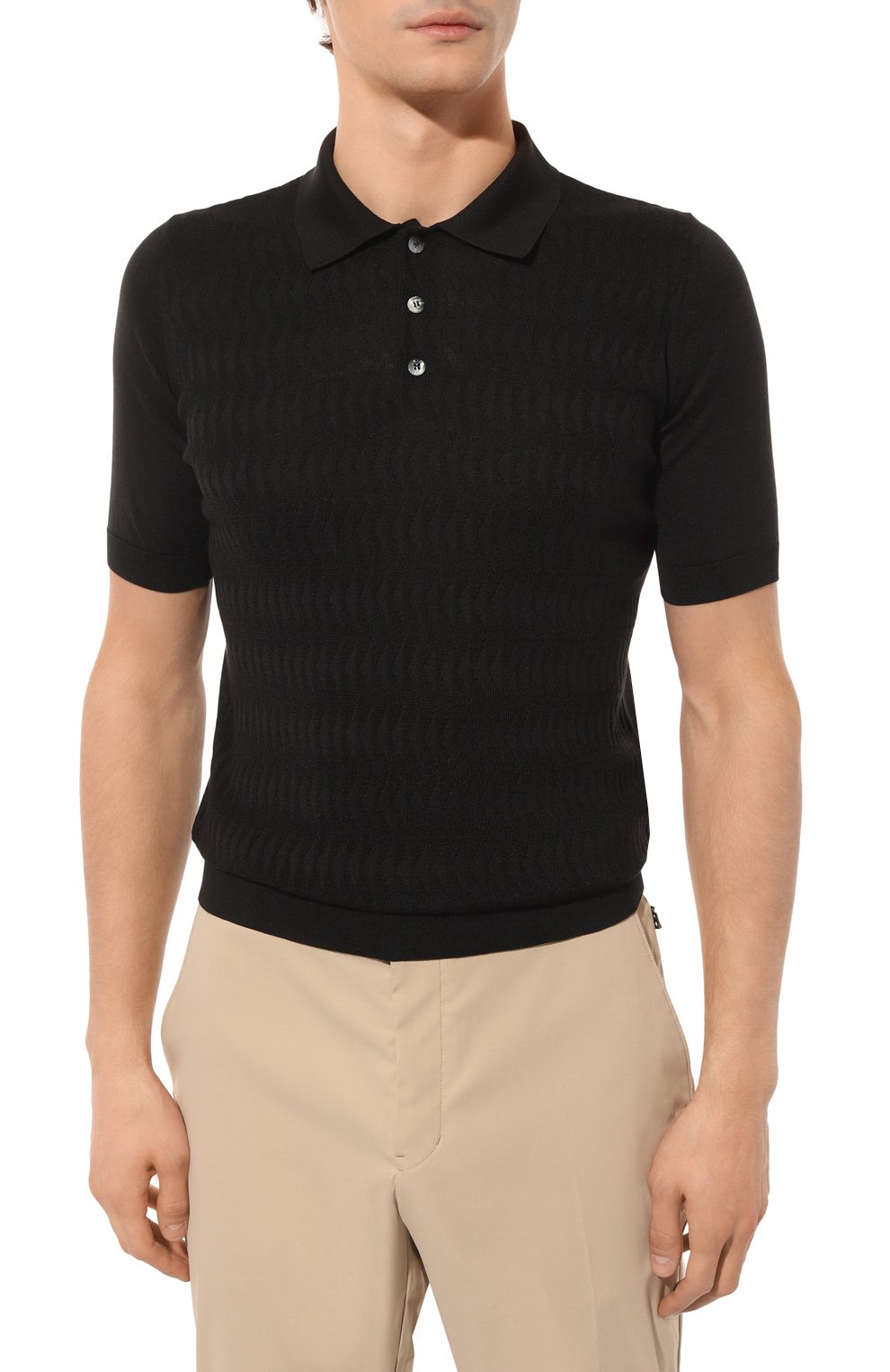 Шелковое поло ZILLI, арт. KBP002M0640VTS000, фото 3